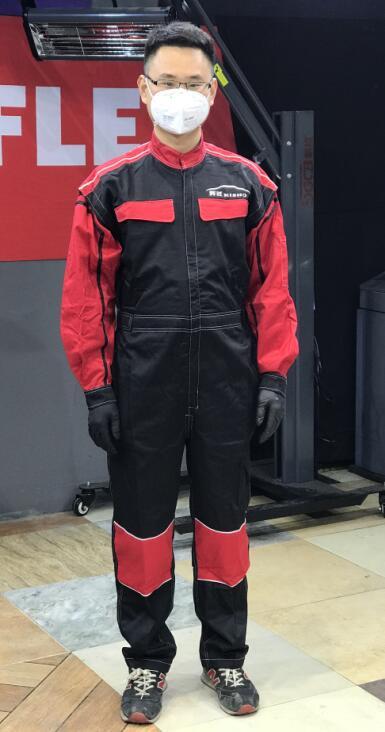 Work clothes for detailer