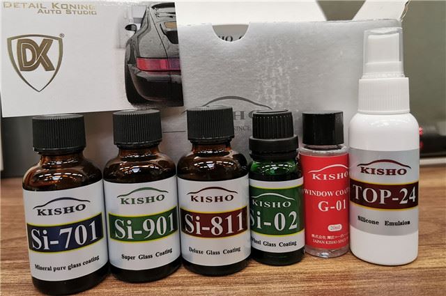 Kisho Glass Coating Samples