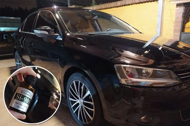 Volkswagen Black Paint Glass Coating